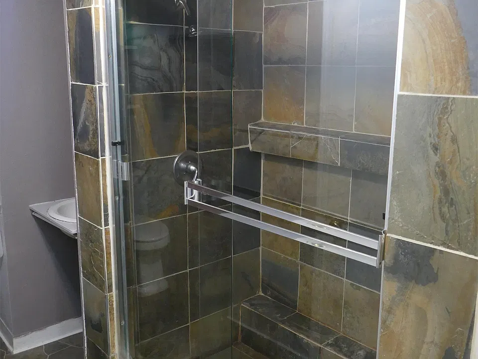 Large custom shower