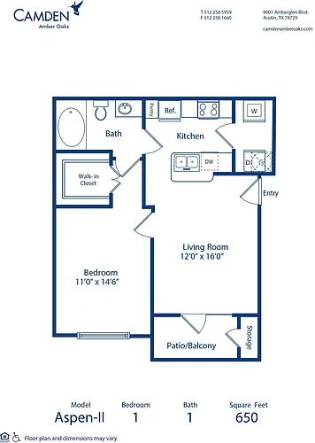 Floor plan Aspen - II