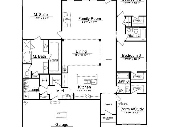 The Lanier Floor Plan
