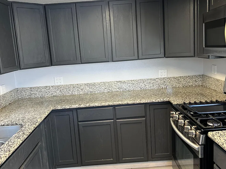 Lots of room, counter space and cabinets.