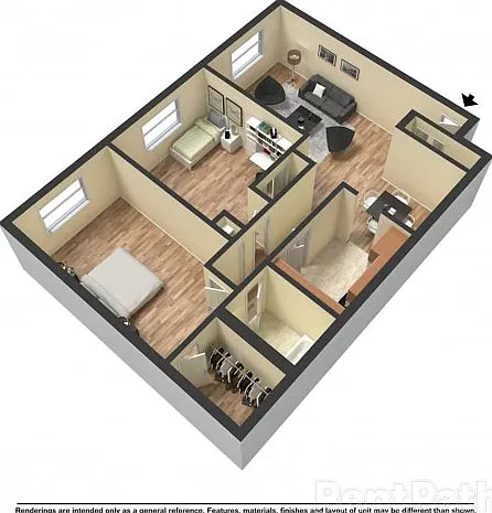 2 Bed 2 Bed