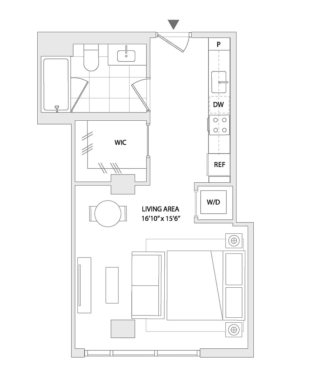 Floor plan STUDIO A12