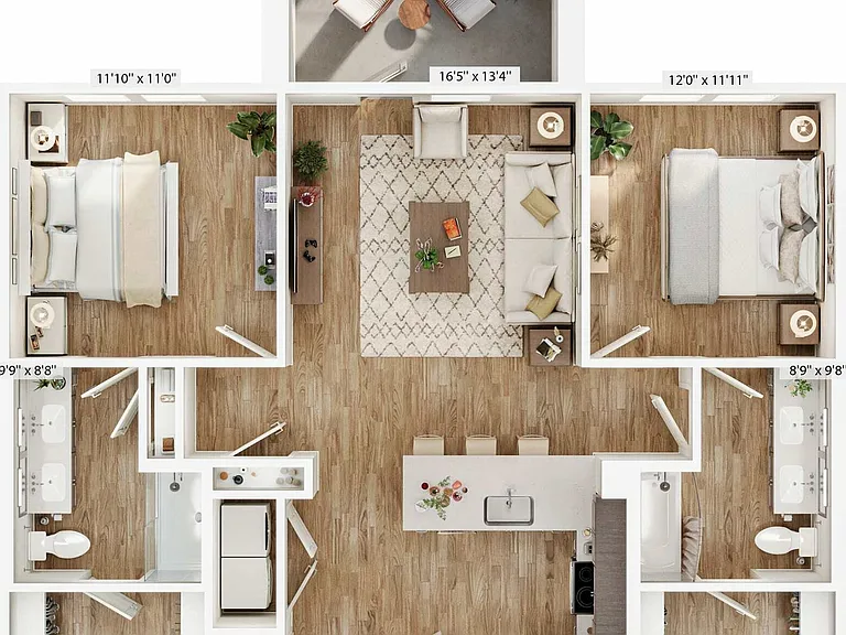 Explore this contemporary apartment layout, designed for elegance and comfort. Explore this contemporary apartment layout, designed for elegance and comfort.