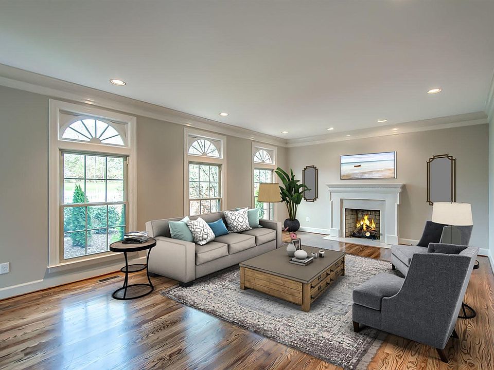 Look how beautiful the family room can be - virtually staged