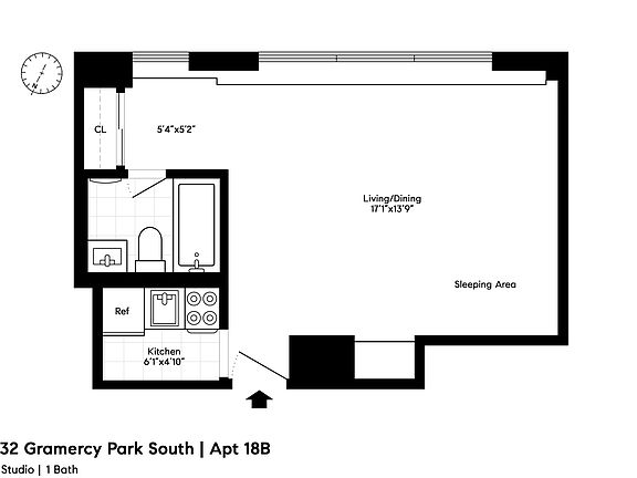 2nd image of 32 Gramercy Park S APT 18B