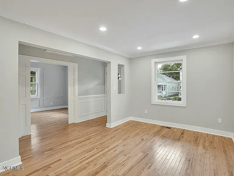 *original listing photo from when we purchased the home (living room)