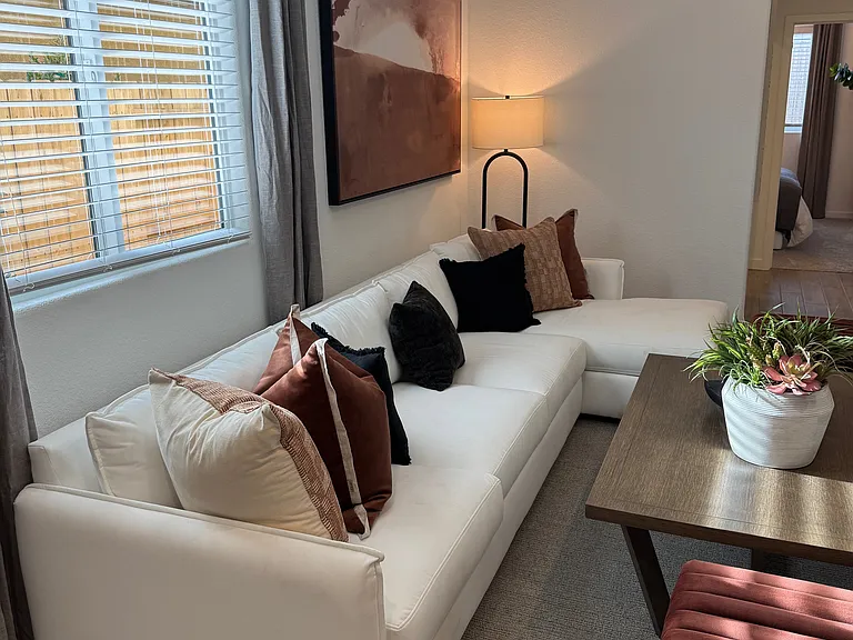 This photo is only to show what the unit could look like when furnished by tenant.