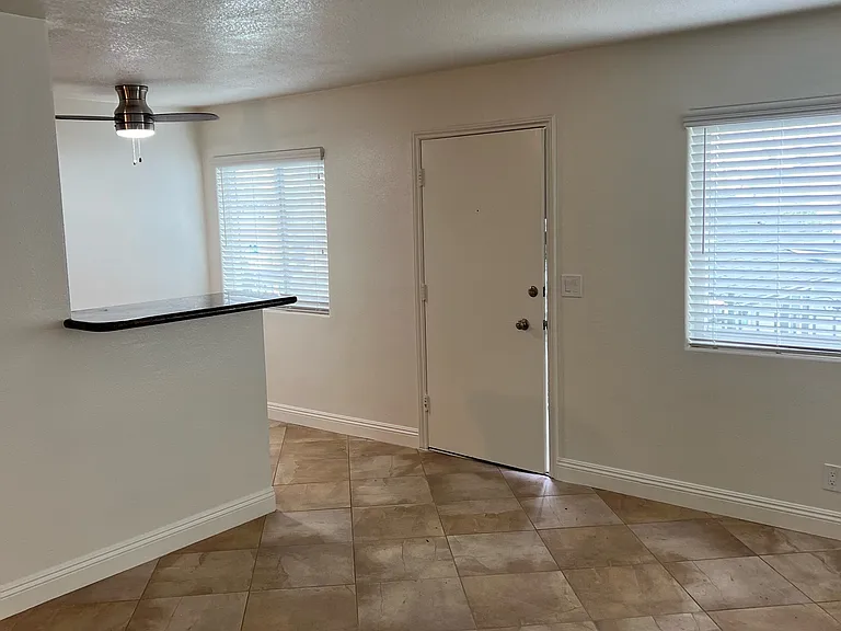 Living room towards dining room
