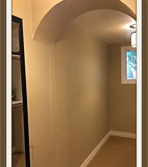 Huge walk-in closet large enough for nursery/baby crib
