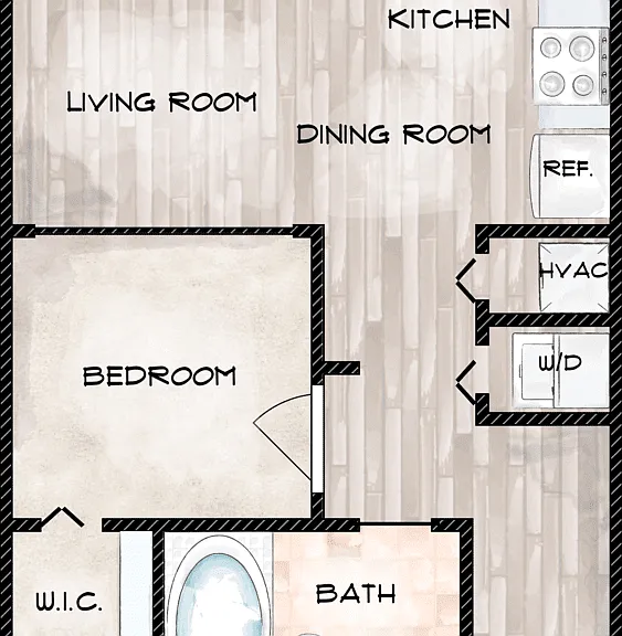 The Riverwalk Floorplan Diagram
