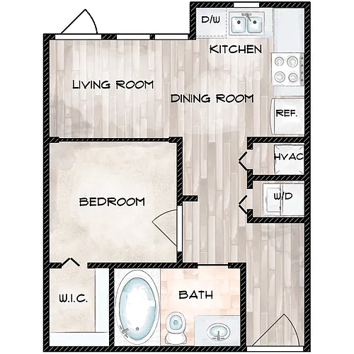 Floor plan The Riverwalk