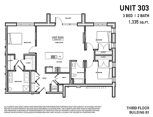 Floor plan B-303