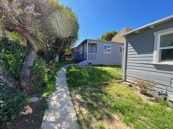 View from the front gate.