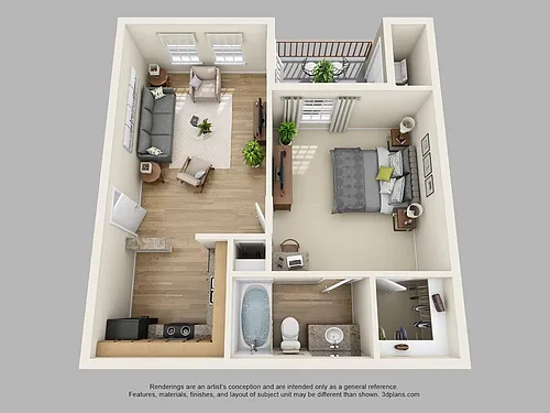 Floor plan A1A