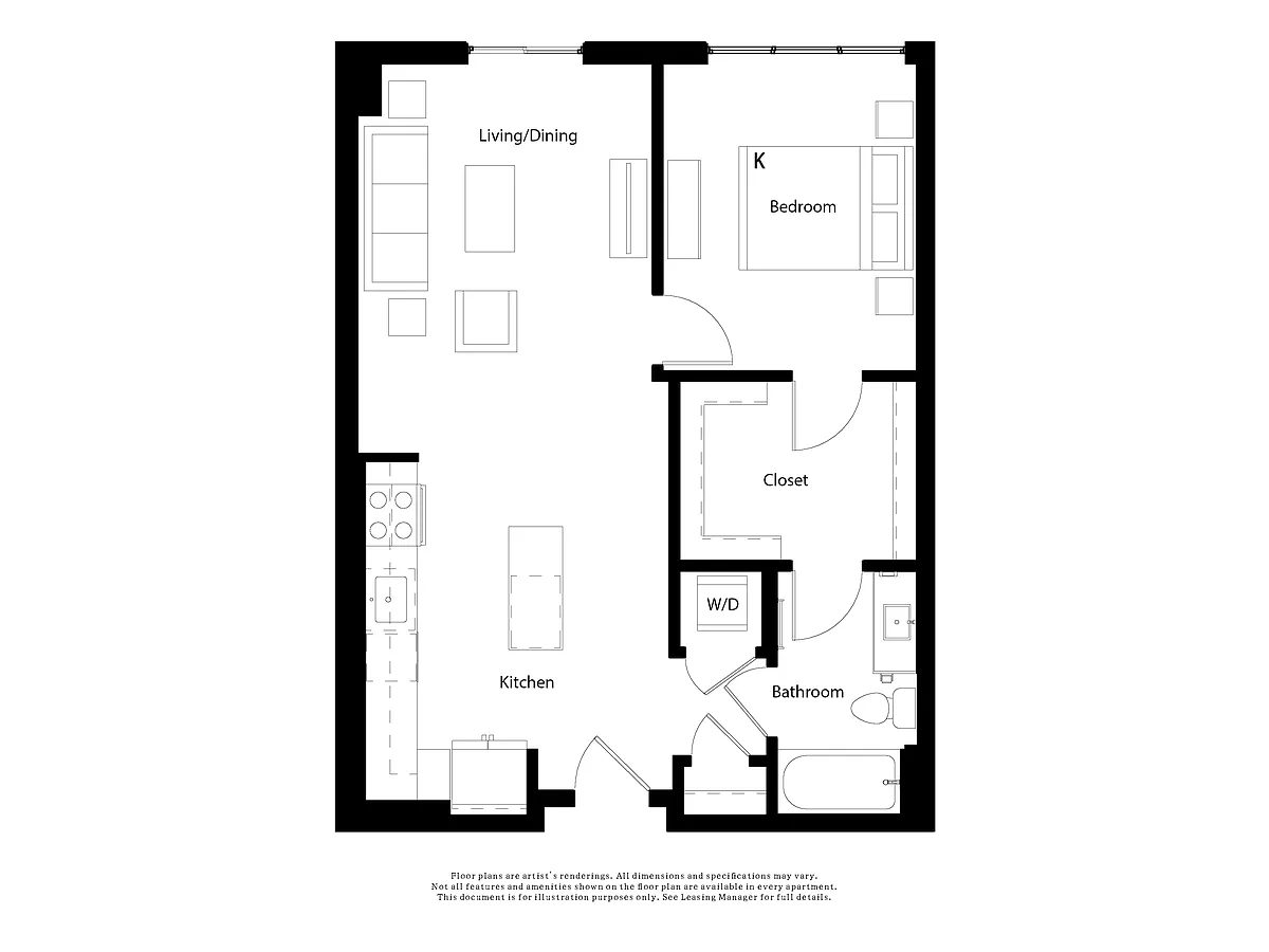 Floor plan A01