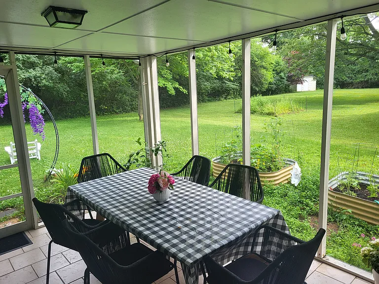 Screened porch