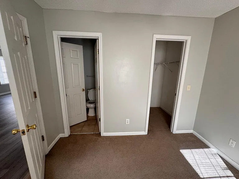 Private Bathroom entry and walk in closet