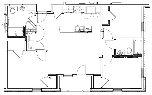 Floor plan 3 Bdrm