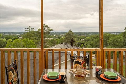 View from screened in porch.