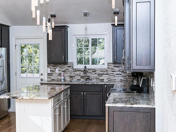 View of island in kitchen