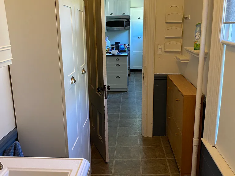 Half bath off kitchen