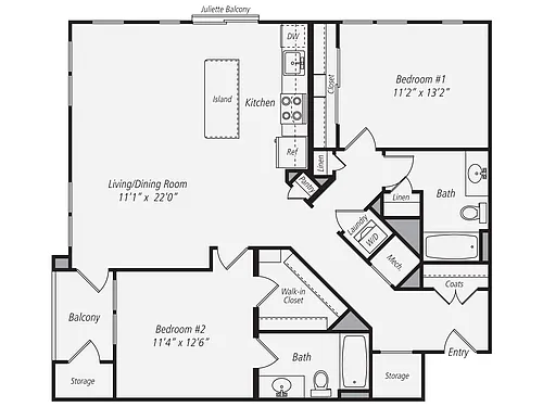 Floor plan B21SC