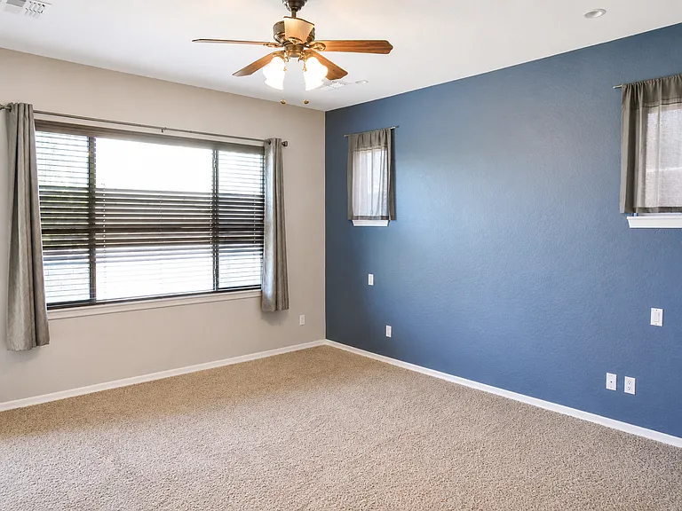 Bedroom Blue Accent Wall