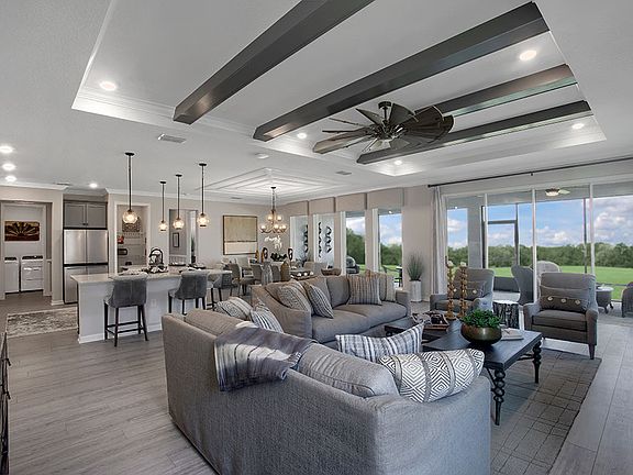 Magnolia Floor Plan at On Top of the World Communities Ocala, FL Living Area