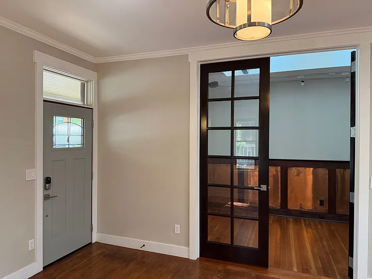 Entrance to ground floor den