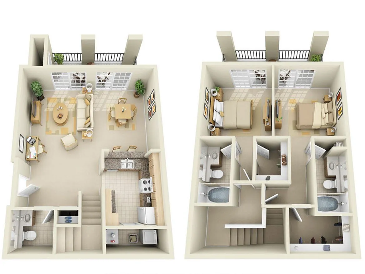 Floor plan 2X25A