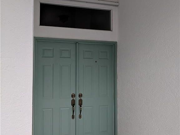 Double door entry and clerestory window