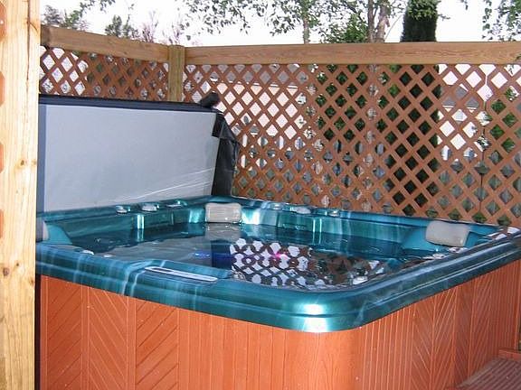 Oversized Jacuzzi in Gazebo