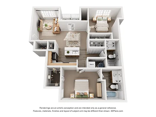 Floor plan Corbusier - Classic