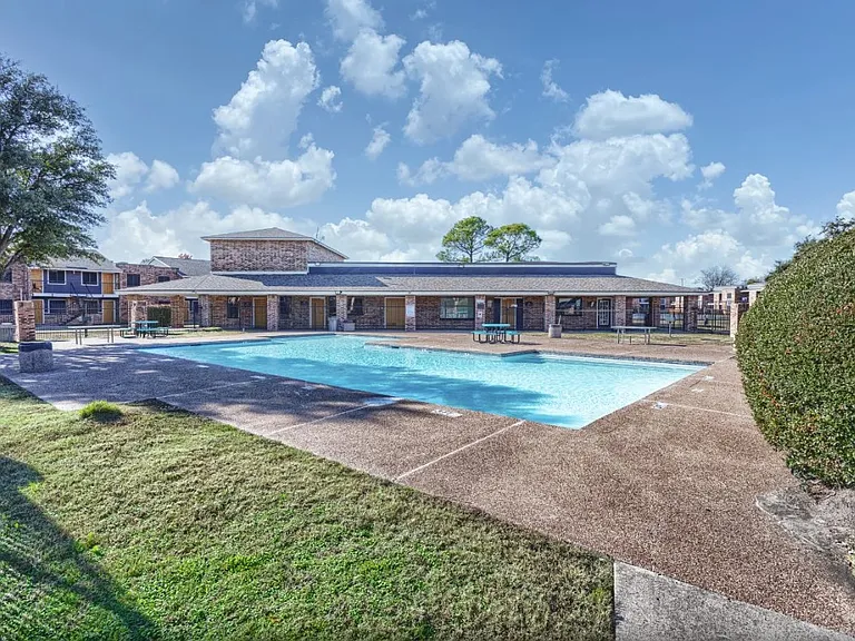 Chill out by the large pool area.