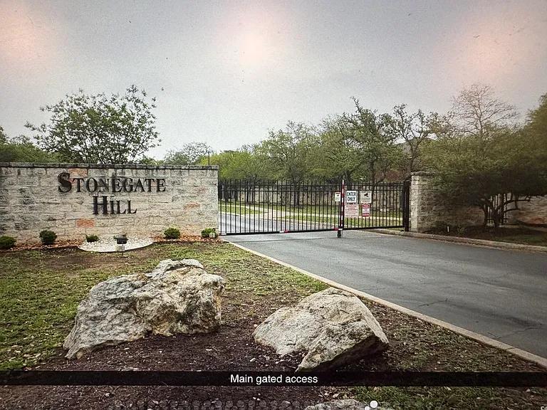 Gated access through 2 separate gates