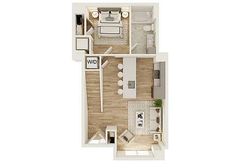 Floor plan The Ray with Loft