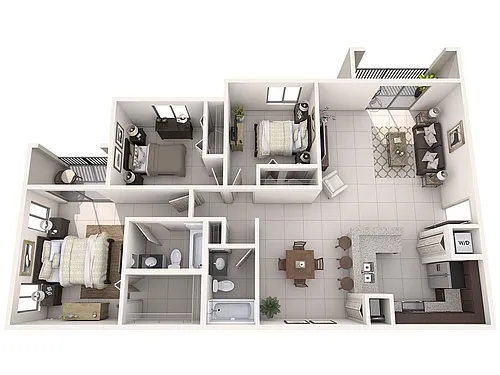 Floor plan C3 -3X2