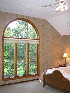 1st floor master suite with access to rear deck