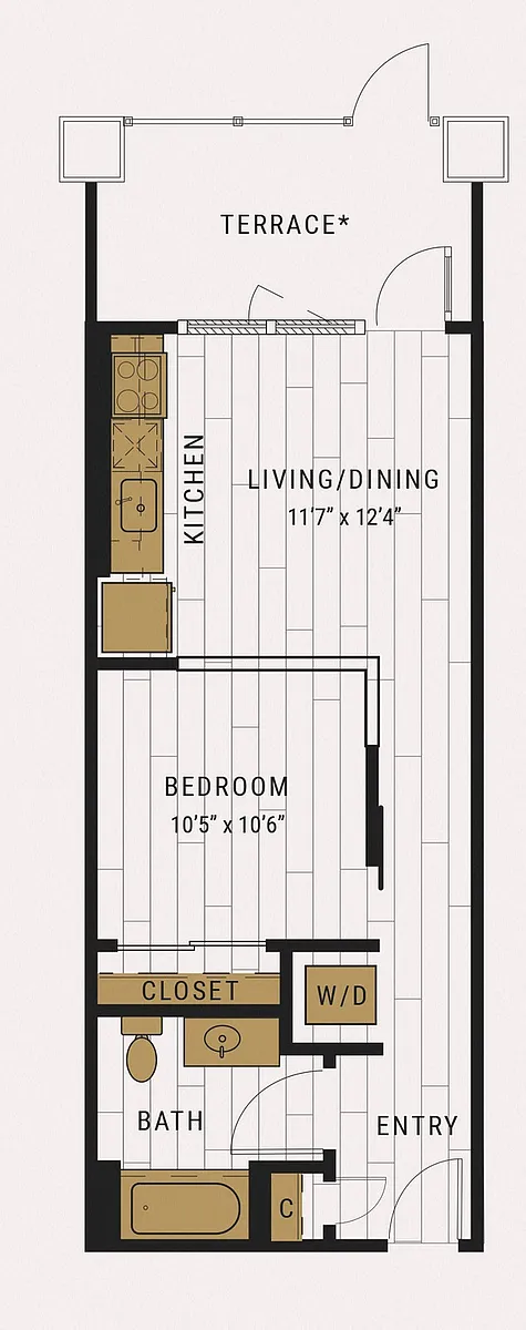 Floor plan A1B