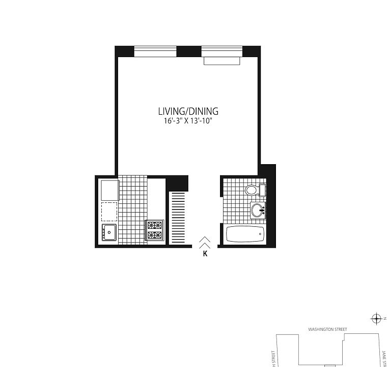 2nd image of 100 Jane St APT 7K