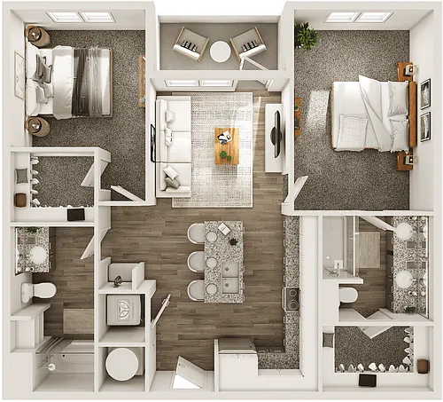 Floor plan B1