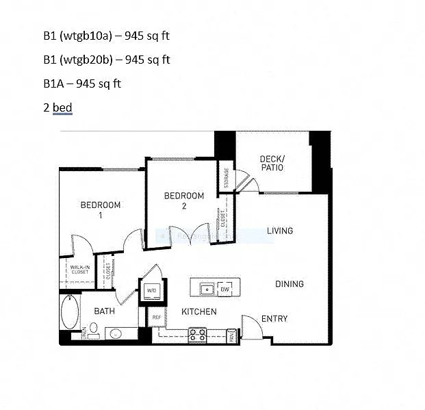 Floor plan B1