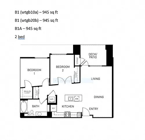 Floor plan B1
