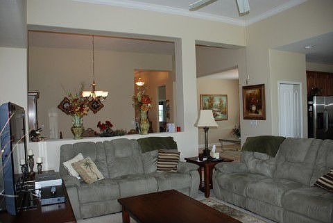 View of familyroom and diningroom