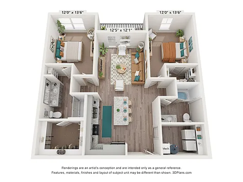 Floor plan B1