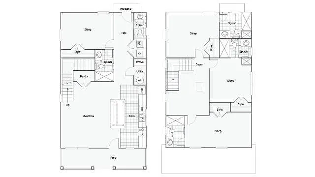 Floor plan Butler