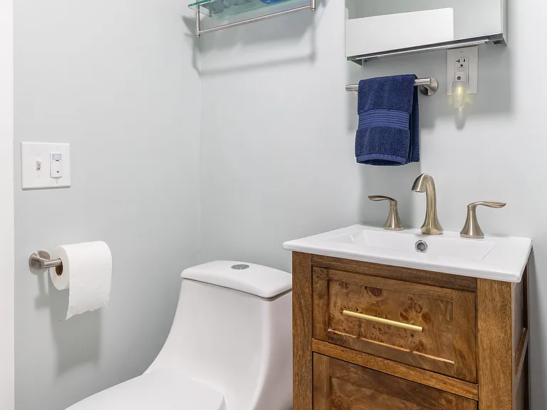 Newly remodeled bathroom