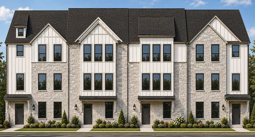 Two and three-story townhomes