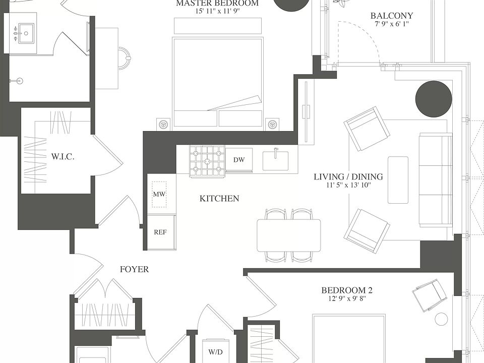1st image of 3 Court Sq APT 2803