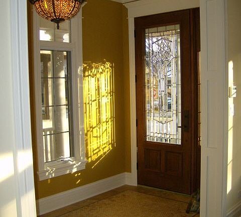 entry foyer, basket weave marble fl
